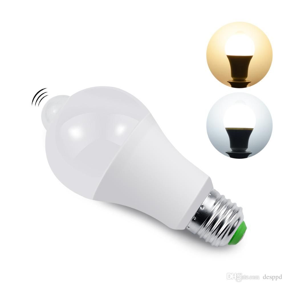 E27/B22 12W 18W PIR Sensor Motion LED Bulb Lamps Globe Bulb Auto ON/OF 85-265V