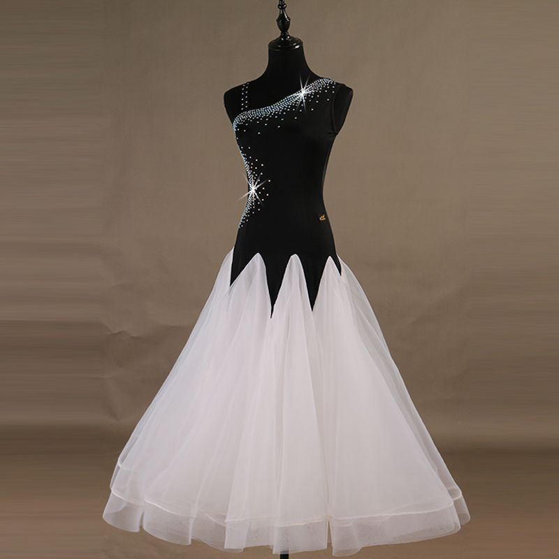 white dancing dresses