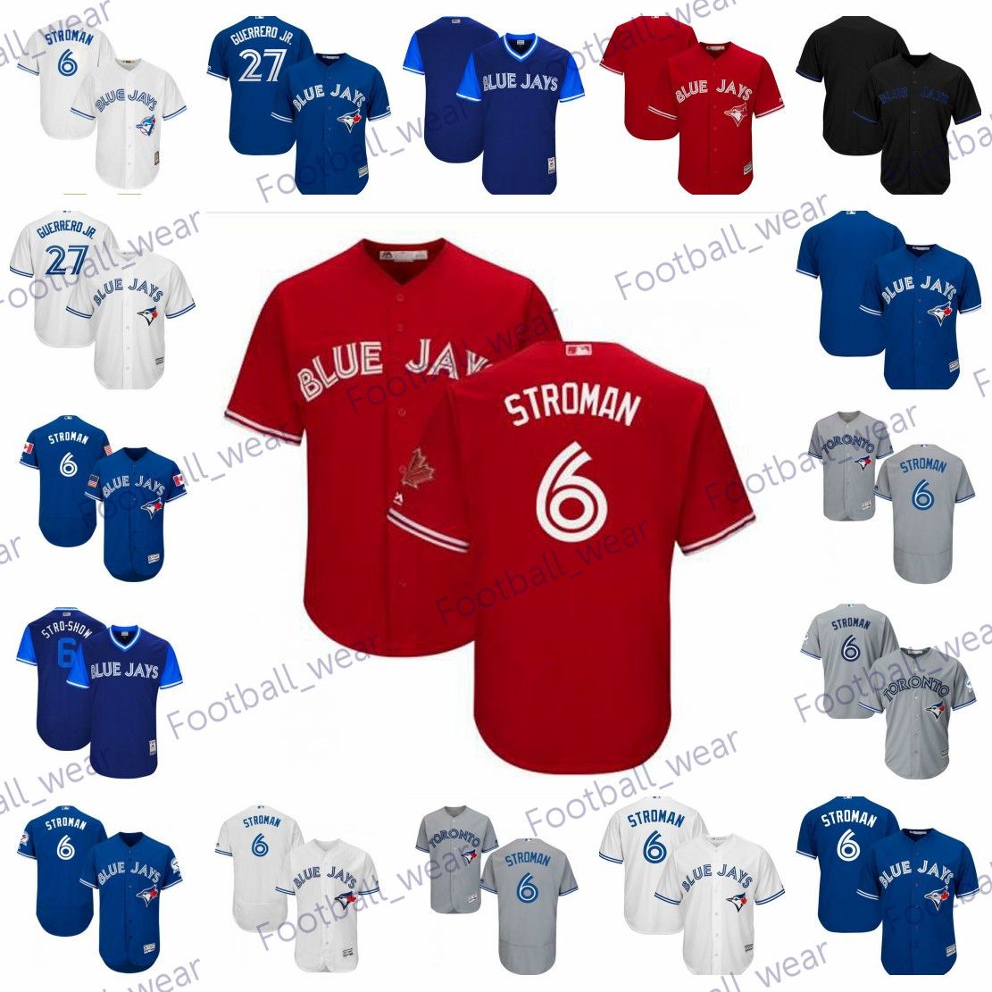 blank blue jays jersey