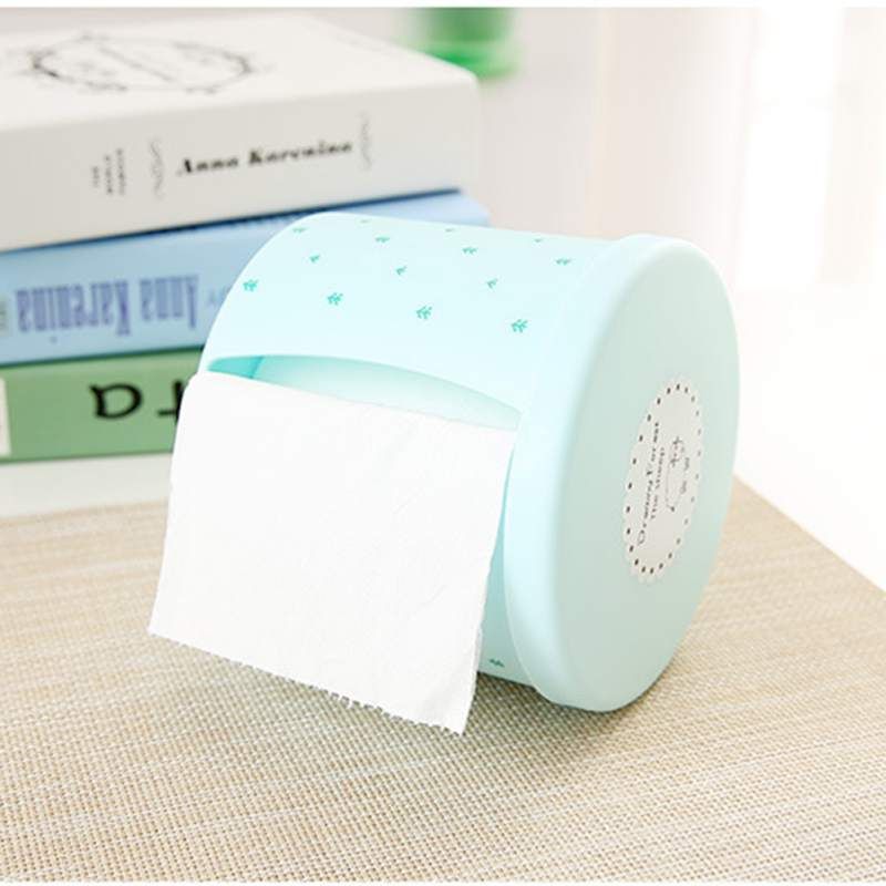 round tissue box