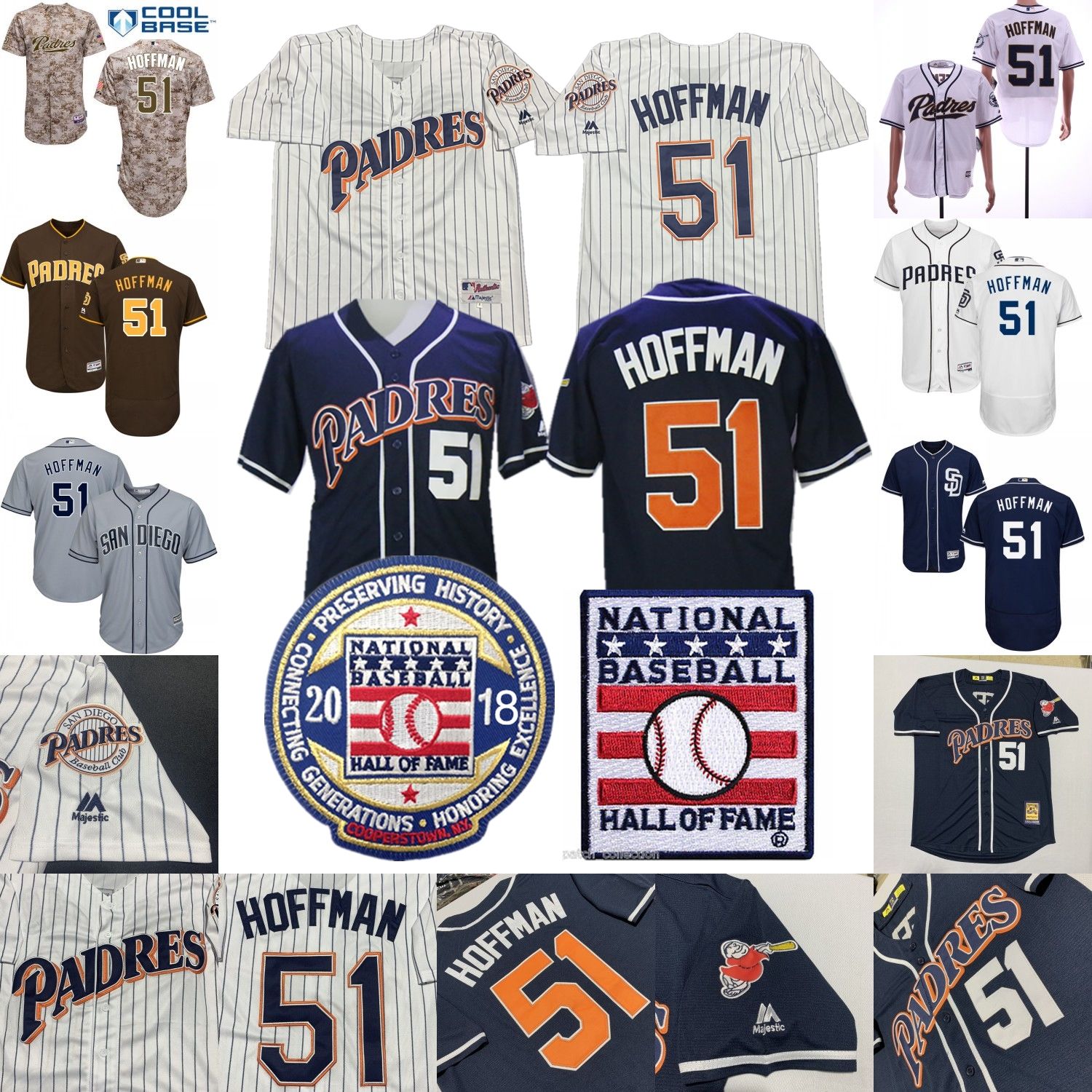 trevor hoffman hall of fame jersey