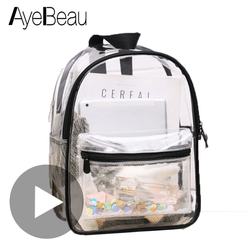 clear school bag