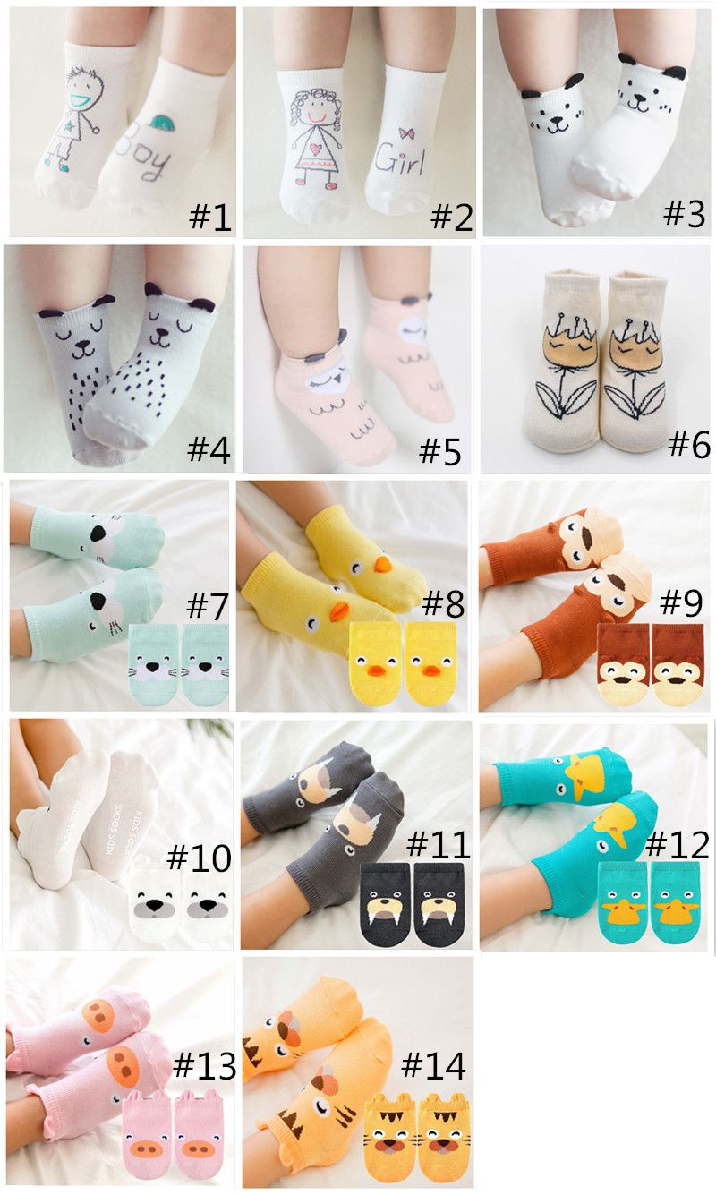 Neugeborenes Baby Mädchen Junge Rutschfeste Socken Slipper Kindersocken Warm
