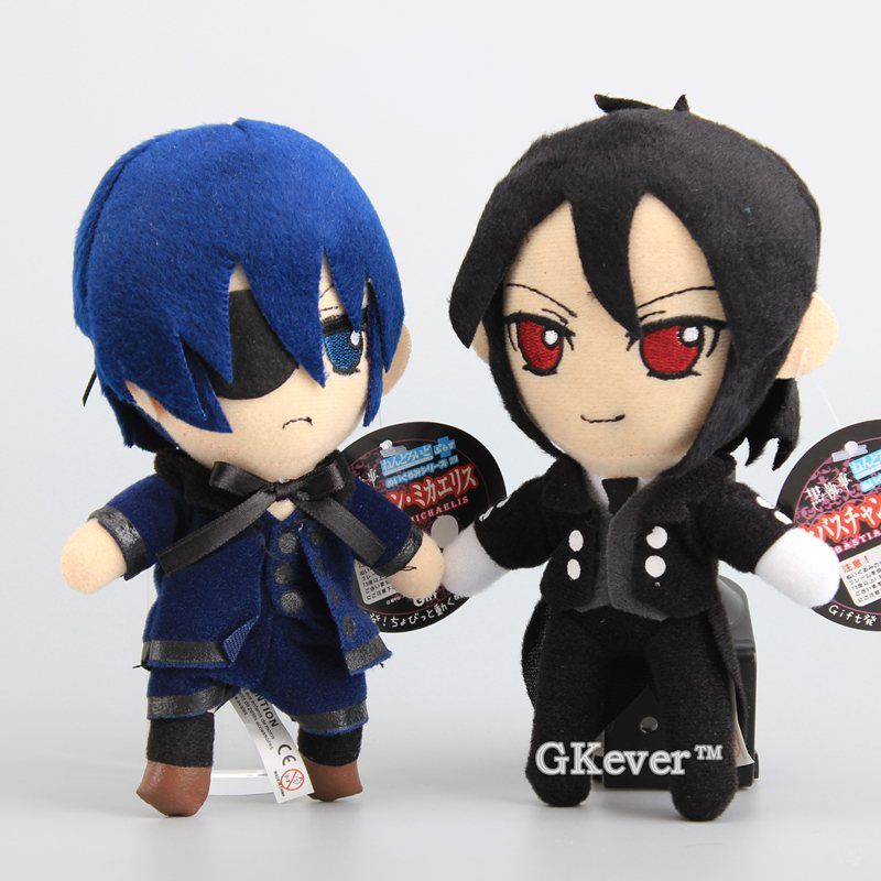 black stuffed dolls