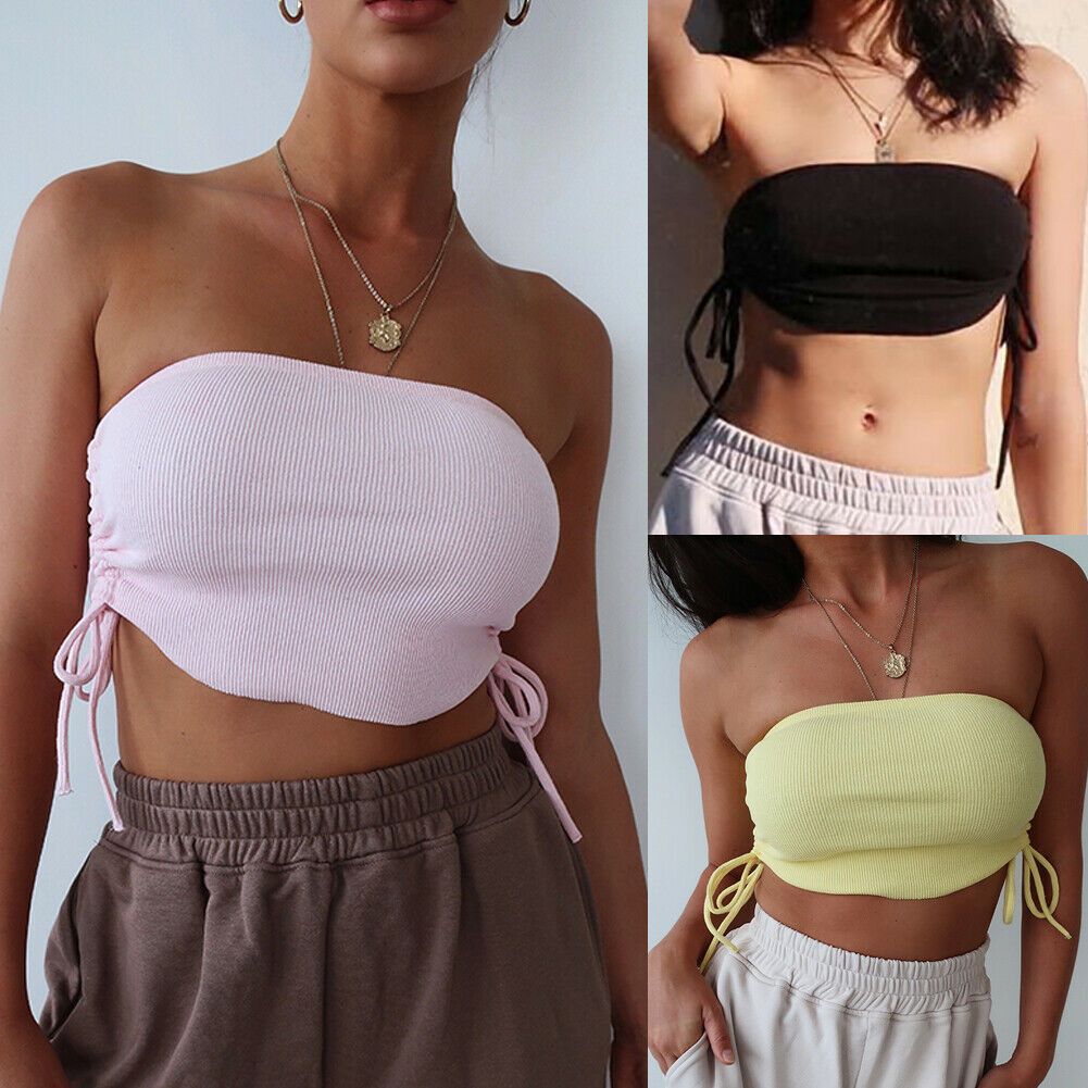 bralette and off the shoulder top