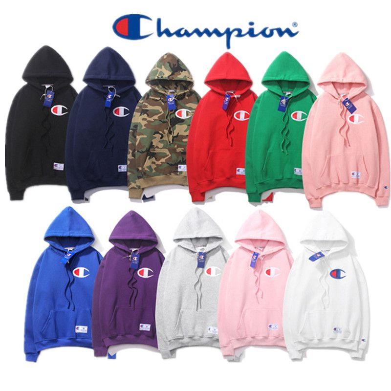 2020 Embroidery Letter Champion Hoodie 