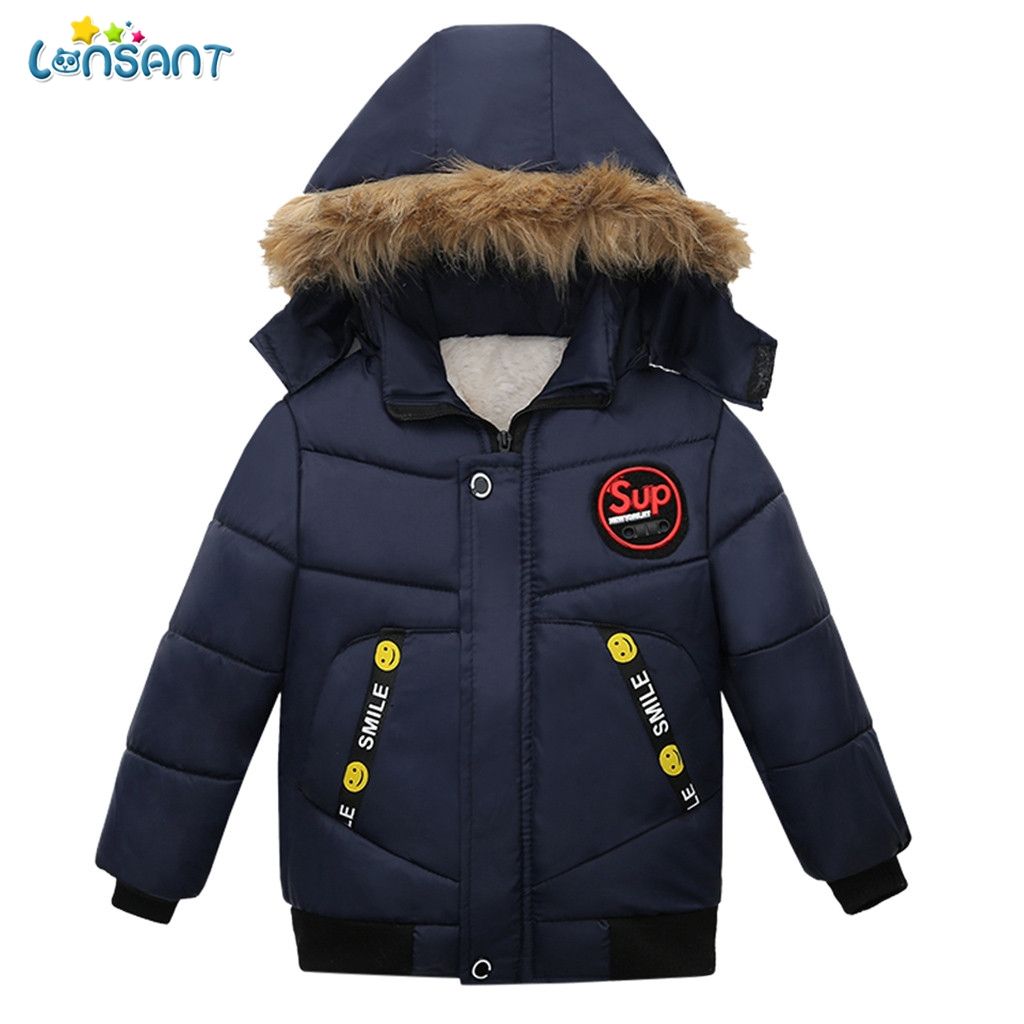 baby boy black winter coat