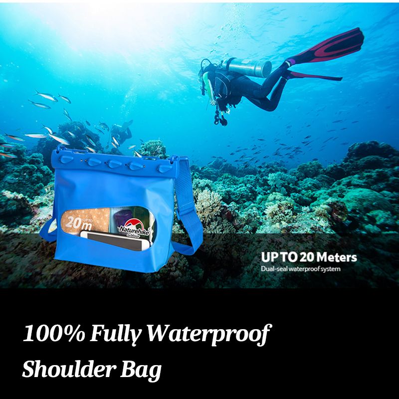 Bleu 20m Sac Banane Poche de Taille Etanche pour Voyage Natation Plage