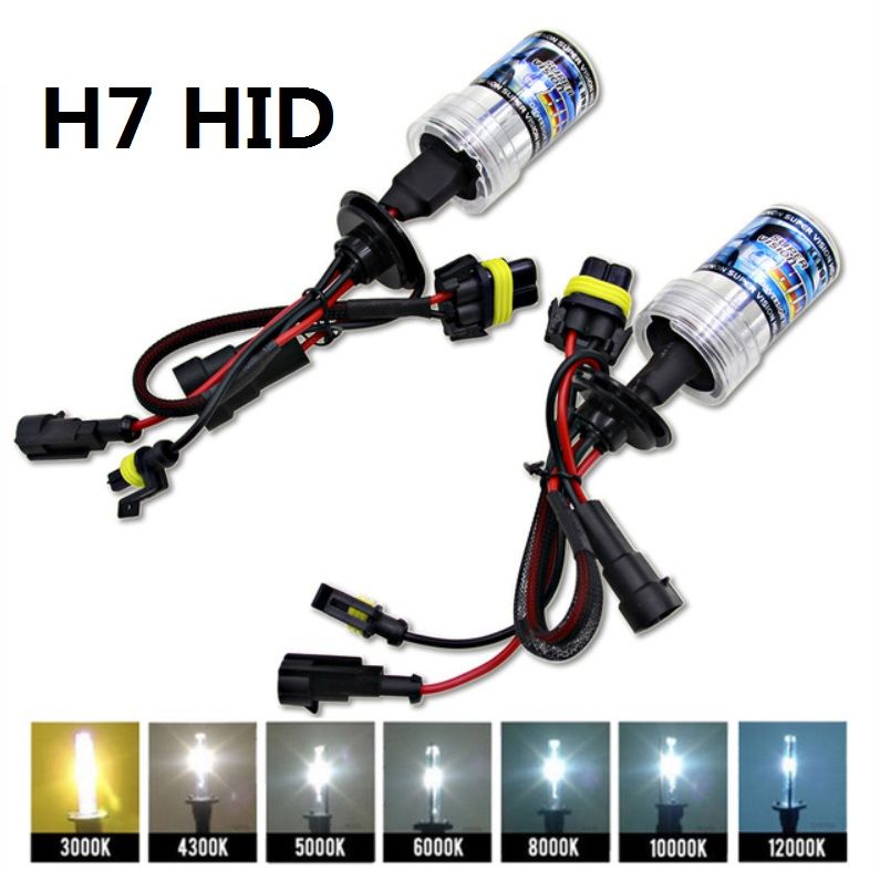 H7/8000K JINYJIA 12V 55W Xenon HID Conversion Kit Headlight for Car Vehicle Replacement Bulb 