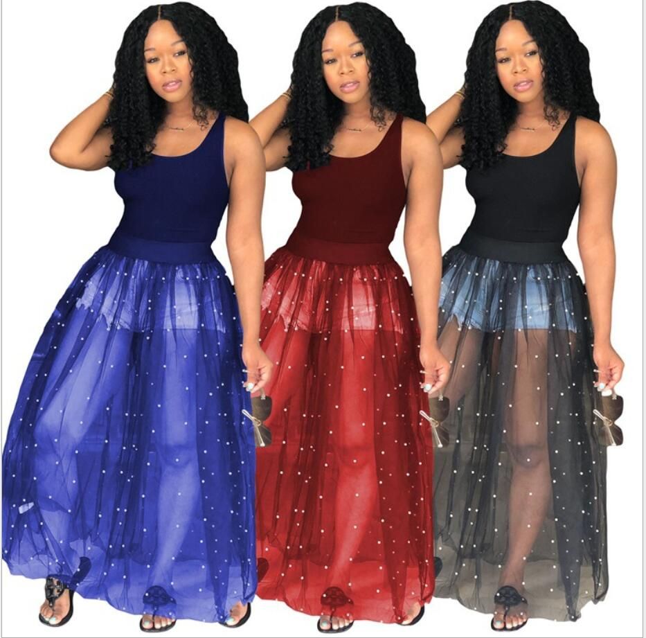 loose mesh dress
