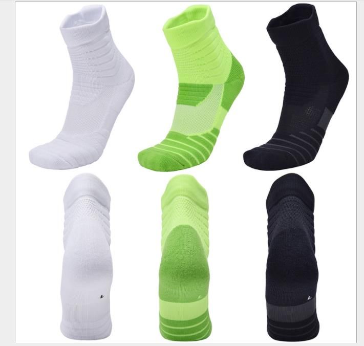 green and white basketball socks