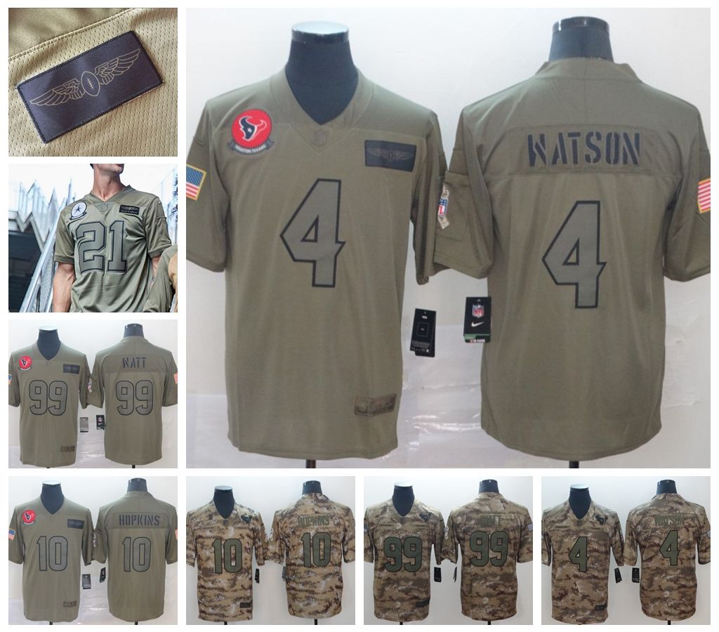 camo texans jersey watt