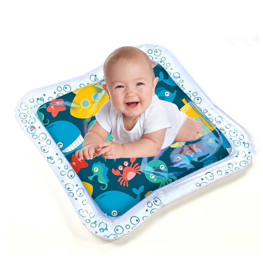 Baby Kids Water Play Mat Toys Inflatable Pvc Infant Tummy Time