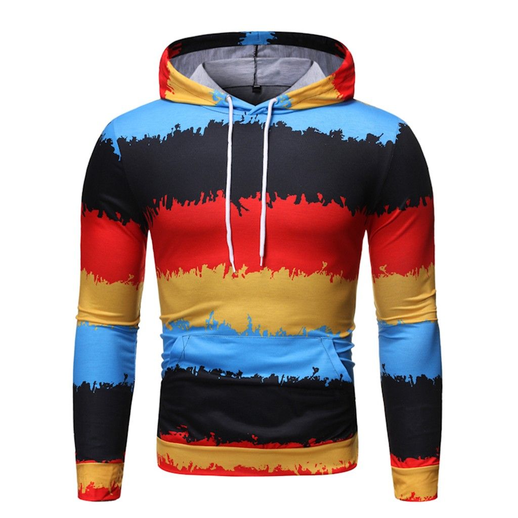 rainbow color hoodie