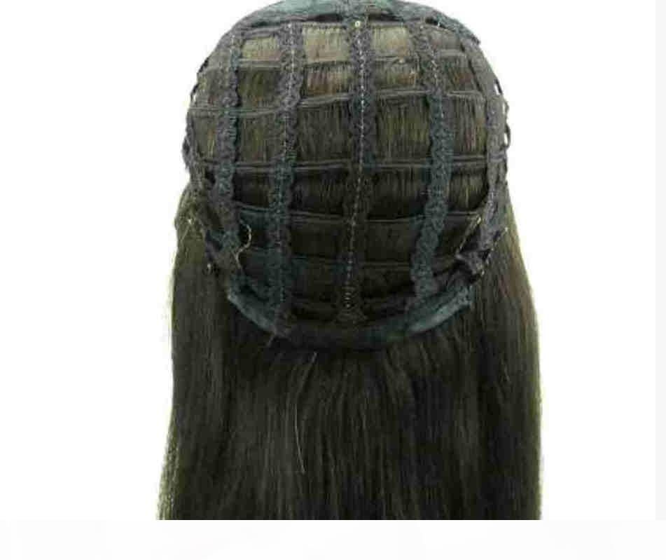 human hair half wigs