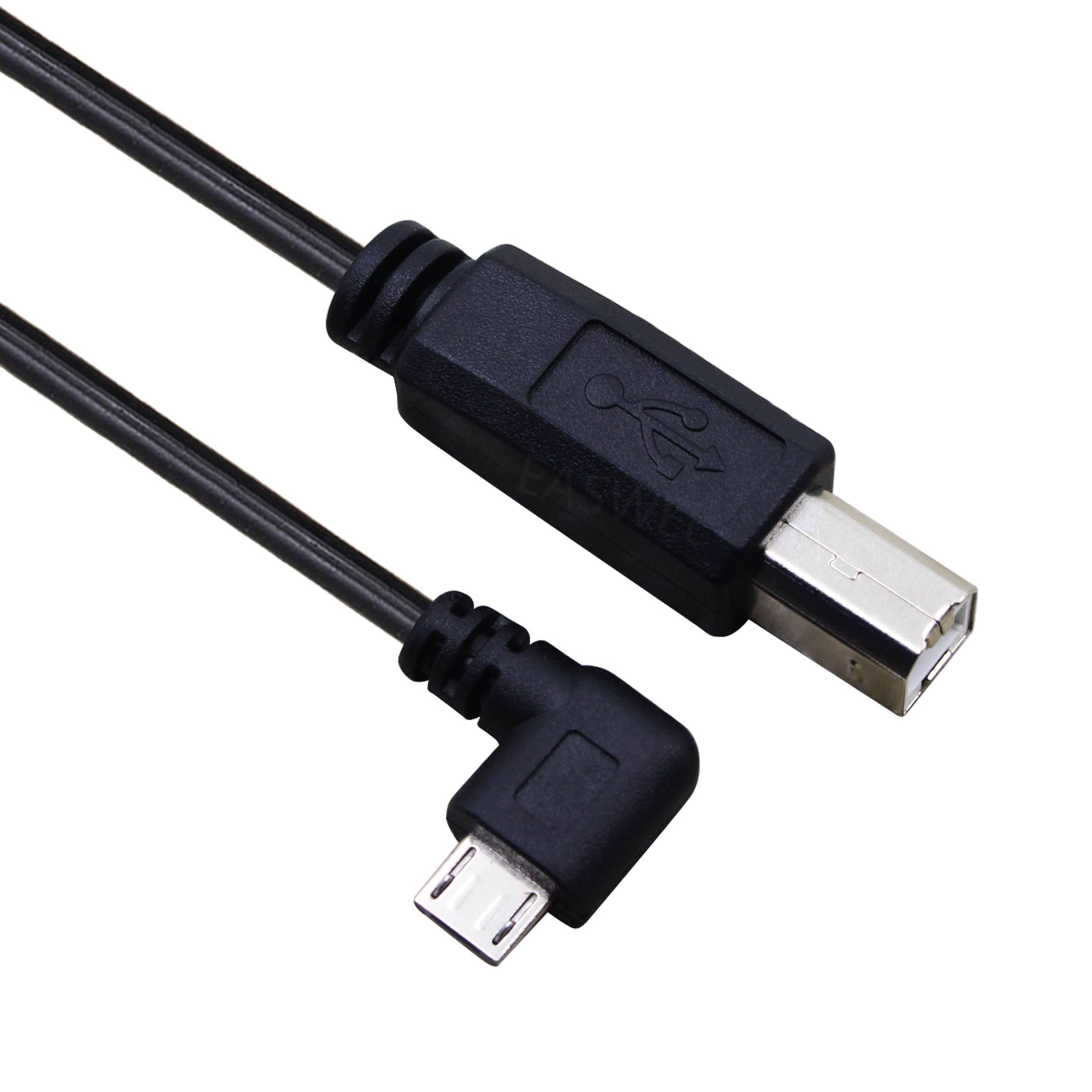 OTG Mobile Tablet Hub Micro USB To USB B Type Data Cable USB Printer HD EW
