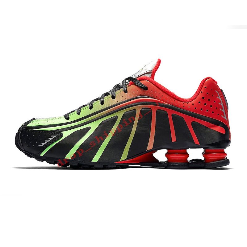 Nike shox R4 Shoes Envío gratis Shox R4 301 Hombres Zapatillas SHOX Negro Metallic Silver