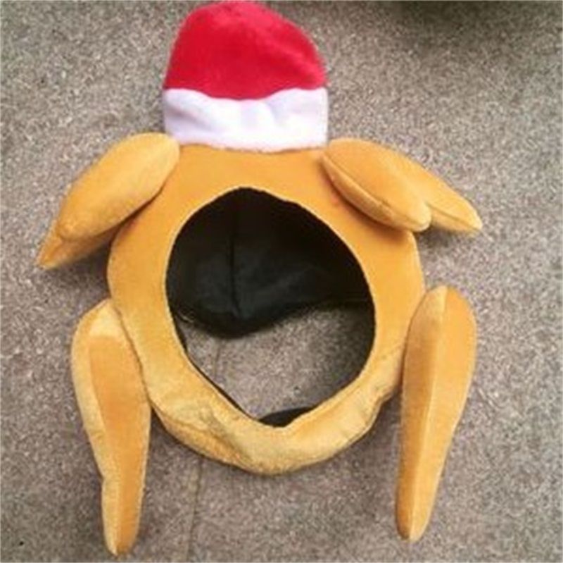 plush turkey hat