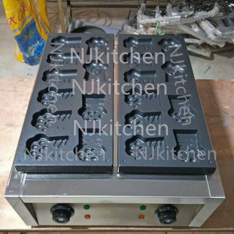 Lovely Dog / Cat / Tiger Paw Print Shaped Waffle Maker Machine 110V 220V Cartoon Cute Egg Caker Lovely Dog / Cat / Tiger Paw Print Shaped Waffle Maker Machine 110V 220V Cartoon Cute Egg Caker