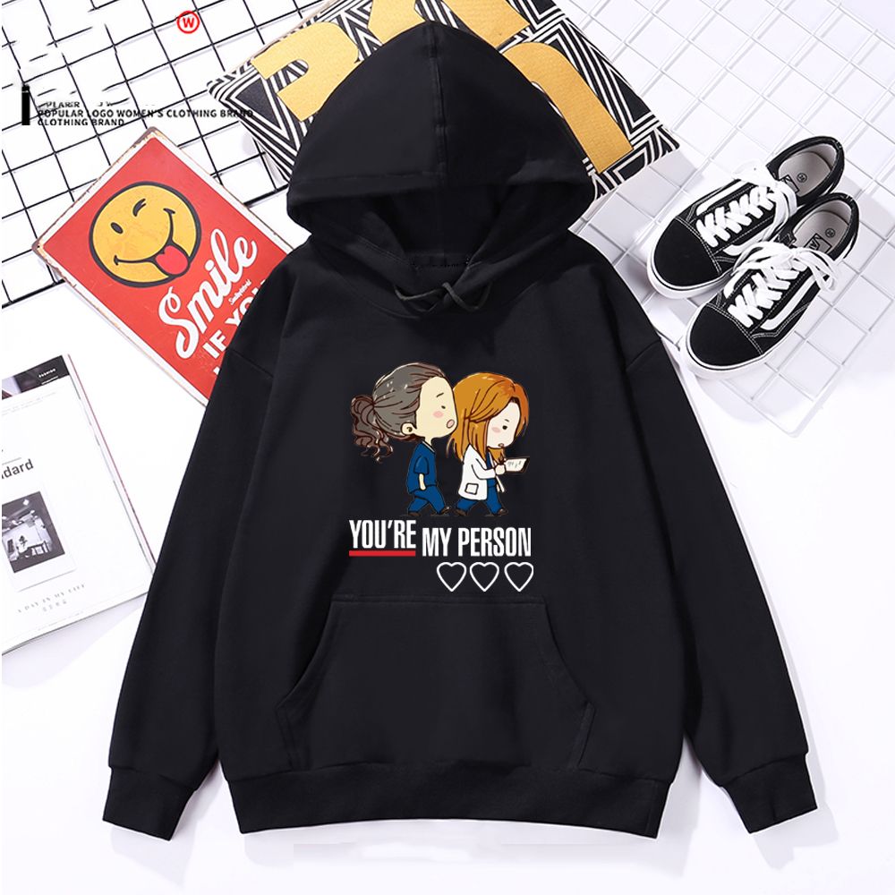 Compra 2019 Eres Mi Persona Con Capucha, Hombres, Mujeres Greys Anatomy  Regalos Anatomía Capucha Sweatershirt Grises Merch Modis Sudaderas Más El  Tamaño 5XL Barato | Entrega Rápida Y Calidad | Es.Dhgate