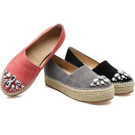 espadrilles with rhinestones