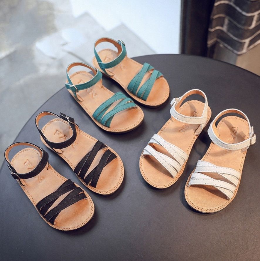 Compra Sandalias Para Niñas 2019 Verano Nueva Versión Coreana De Los Niños  De Los Zapatos De La Princesa En Los Zapatos Grandes Para Niños Niña Niña  Sandalia Marea Barato | Entrega Rápida