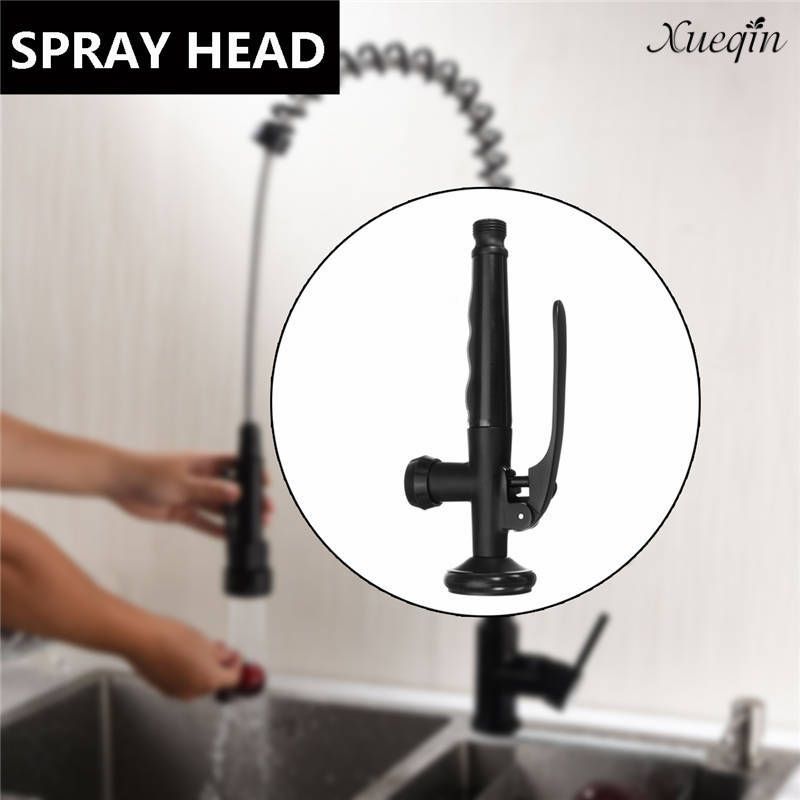 Mstjry Commercial Sink Faucet With Pre Rinse Sprayer Brass