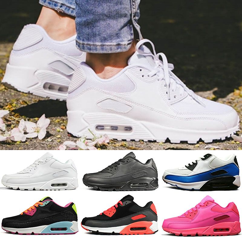 Nike Air Max 90 Cushion Running Shoes Para Hombres Mujeres Rosa Triple  Blanco Negro Gris Amarillo Hombres Zapatillas De Deporte Al Aire Libre  Zapatilla Deportiva NIK Off 36 45 Por Outdoor_product, 14,71 € |  Es.Dhgate.Com