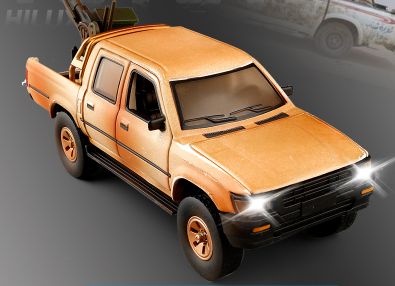 Details about   Toyota Hilux Pickup Truck Anti-tank Gun 1:32 Model Diecast Toy Kids Gift Bronze