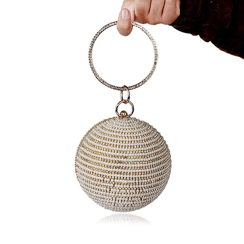 sphere clutch bag