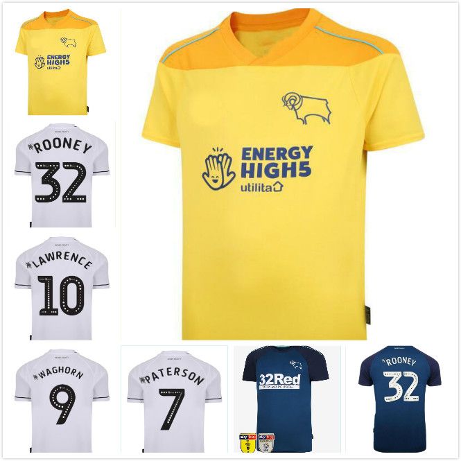 21 Thailand Top 21 Derby County Football Club Soccer Jerseys Rooney Football Shirts 21 Soccer Shirts Tops Equipment Kids Kits Maillot From Ggg518 14 51 Dhgate Com