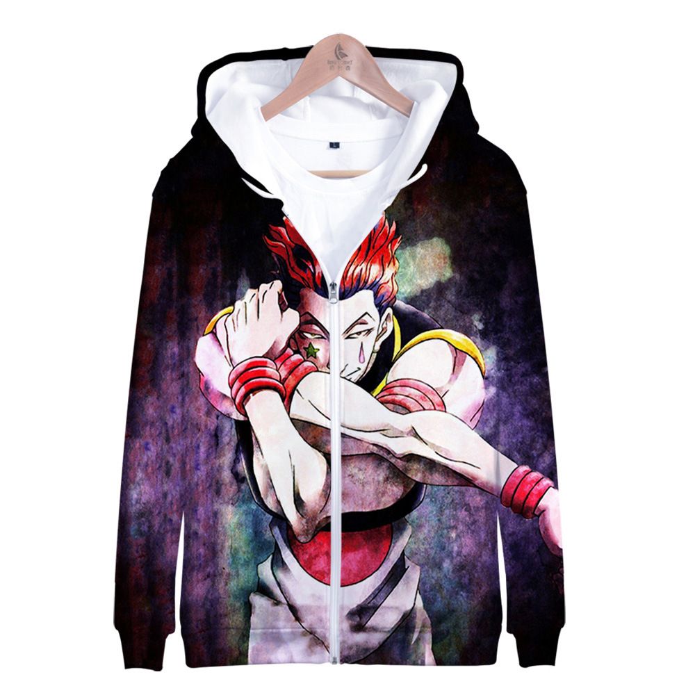 21 Japan Anime Hxh Hunter X Hunter Hisoka 3d Print Women Men Hoodies Sweatshirts Hooded Zipper Jacket Cosplay Costume Adult Kids From Zhouzhaoyu 12 77 Dhgate Com