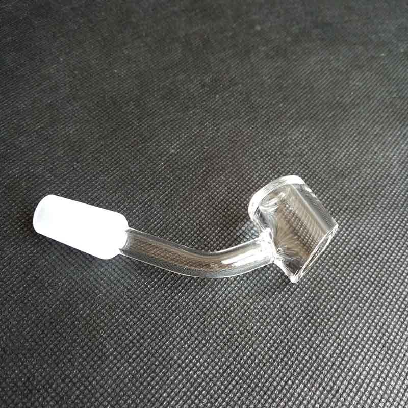 14mm Male Frosted Quartz Banger 45 °