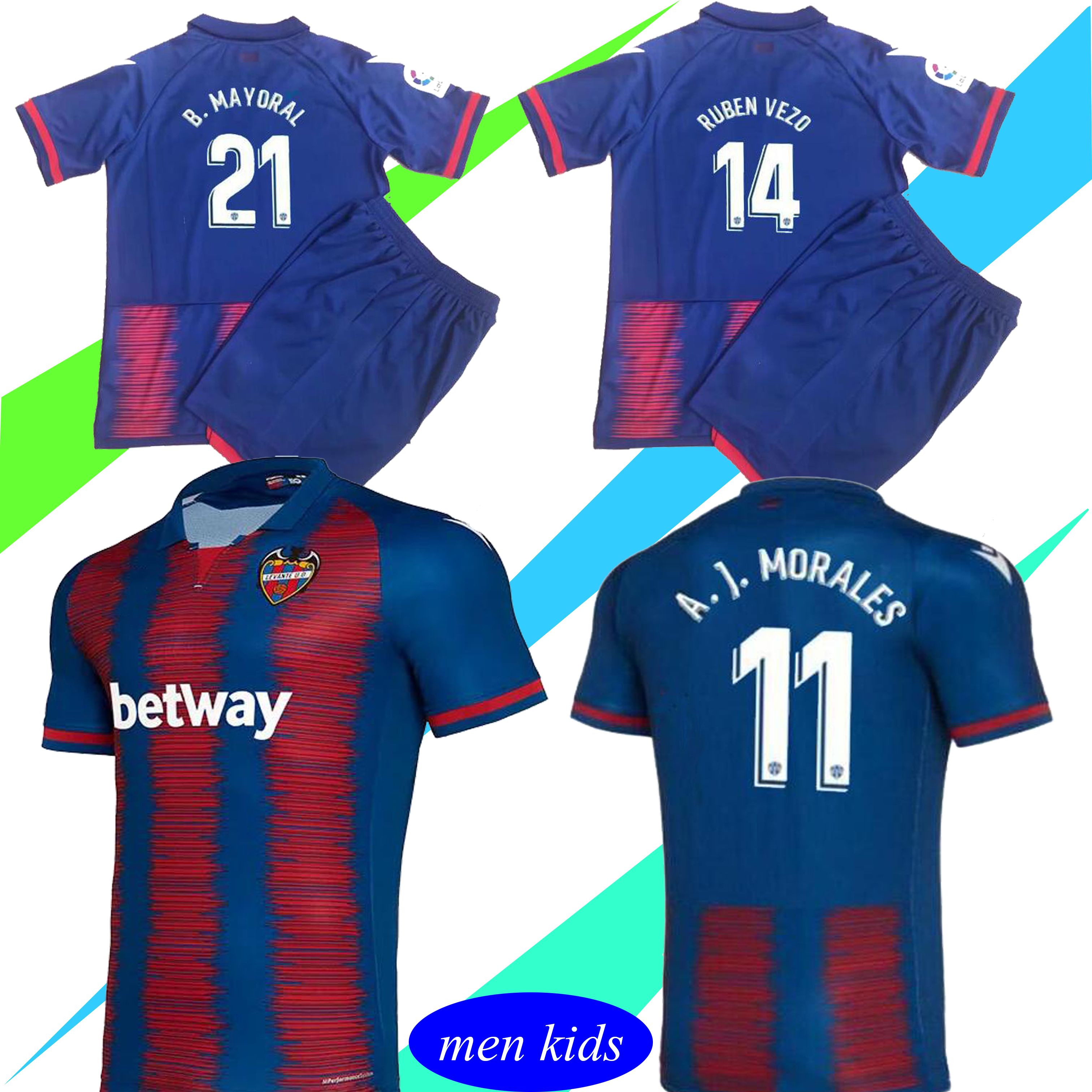 2020 2019 Top Levante Adult Soccer Jerseys Home Away 2020 Camisetas Levante A J Morales Roger Ms Bardhi J Campana Kids Football Shirts From Rongsheng77 13 92 Dhgate Com