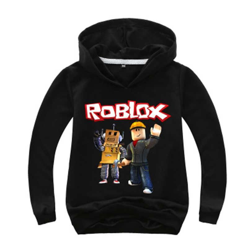 New Kids Roblox Red Nose Day Pullover Hooded Sweatshirt Boys Girls Autumn Cotton T Shirt Fashion Cartoon Tops 2 14y From Wz666888 11 06 Dhgate Com - roblox red leather jacket
