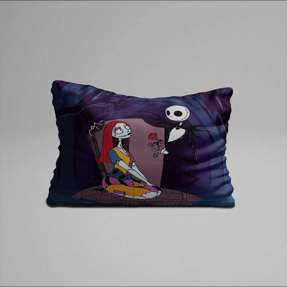 3D The Nightmare Before Christmas Jack Sally Comforter Cover Kids Bedding Set