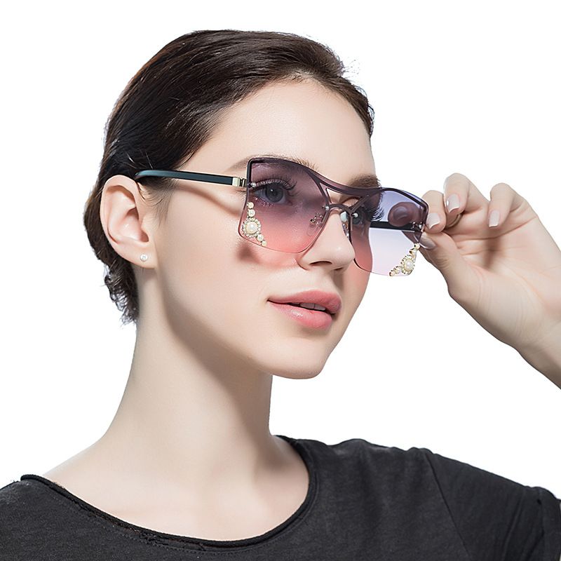 designer rimless eyeglass frames