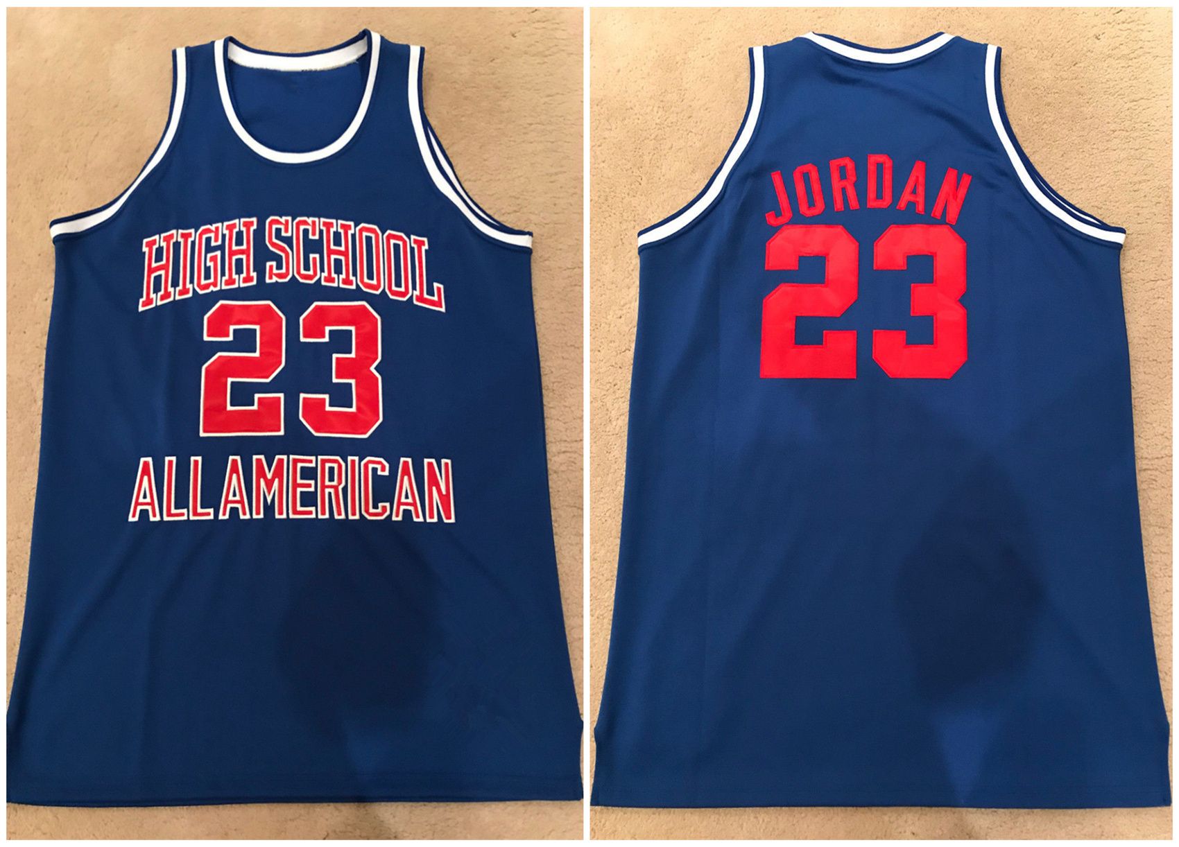 michael jordan mcdonald's all american jersey