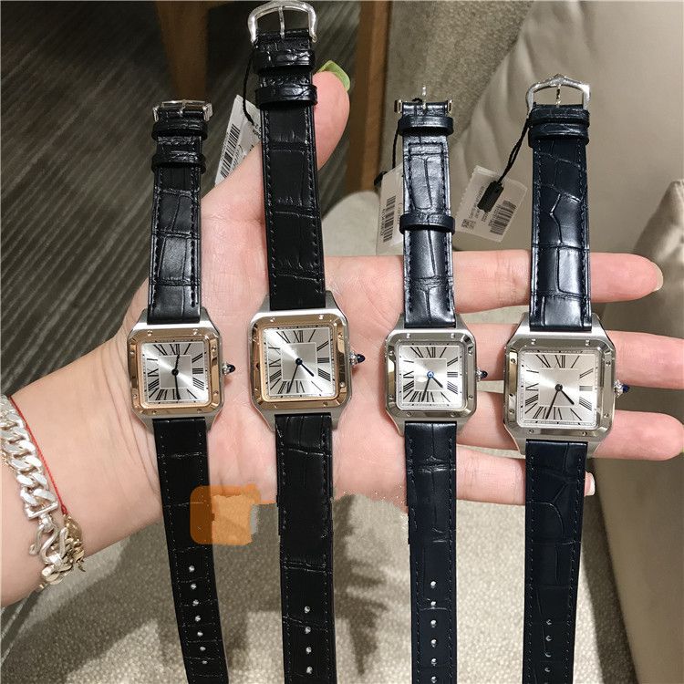 New Luxury Watch Quartz Movement Men And Women Watches Silver Dial Steel  Case Leather Strap Watches Wssa0022 Wssa0023 W2sa0012 W2sa0011 B4 From  Azhen1994, $76.17 | DHgate.Com