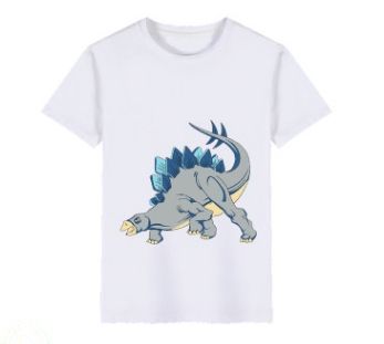 # 3 T-shirts Enfants Imprimés Dinosaures