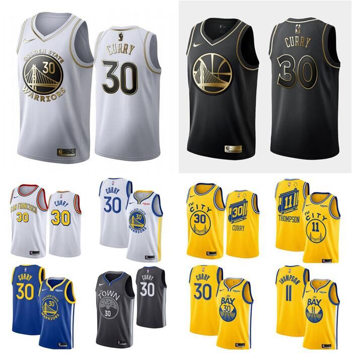 klay thompson city jersey