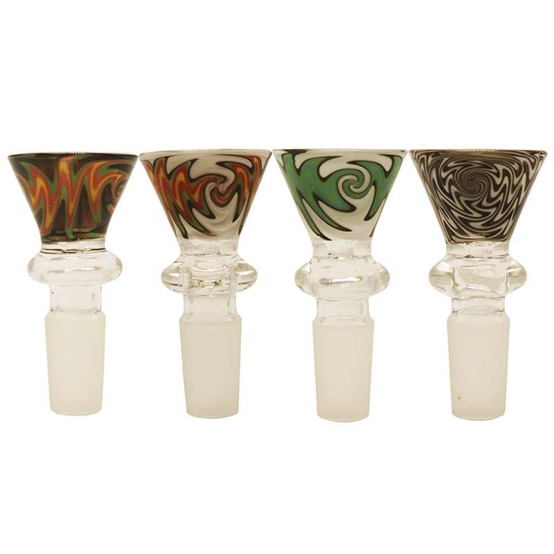 2020 Newest Heady Colored Glass Bowls Smoking Bowl Mix Color Bowls Male