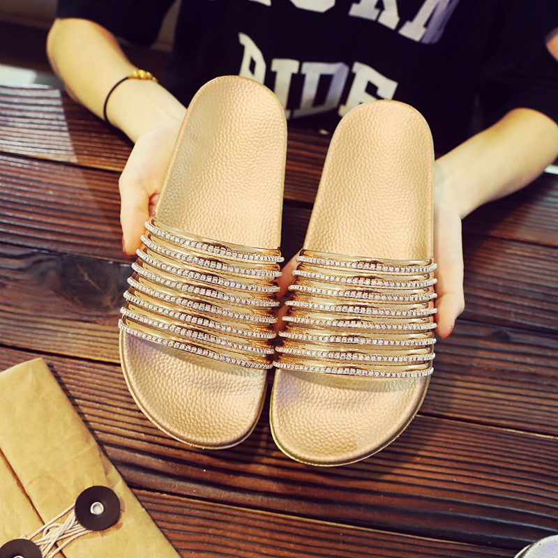 rose gold glitter moccasins