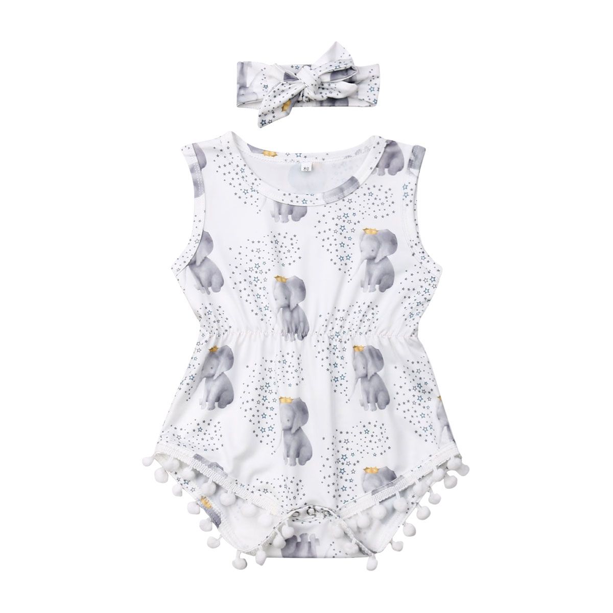 UK Newborn Infant Baby Girl Sunsuit Rompers Clothes Outfit Set Playsuit Jumpsuit