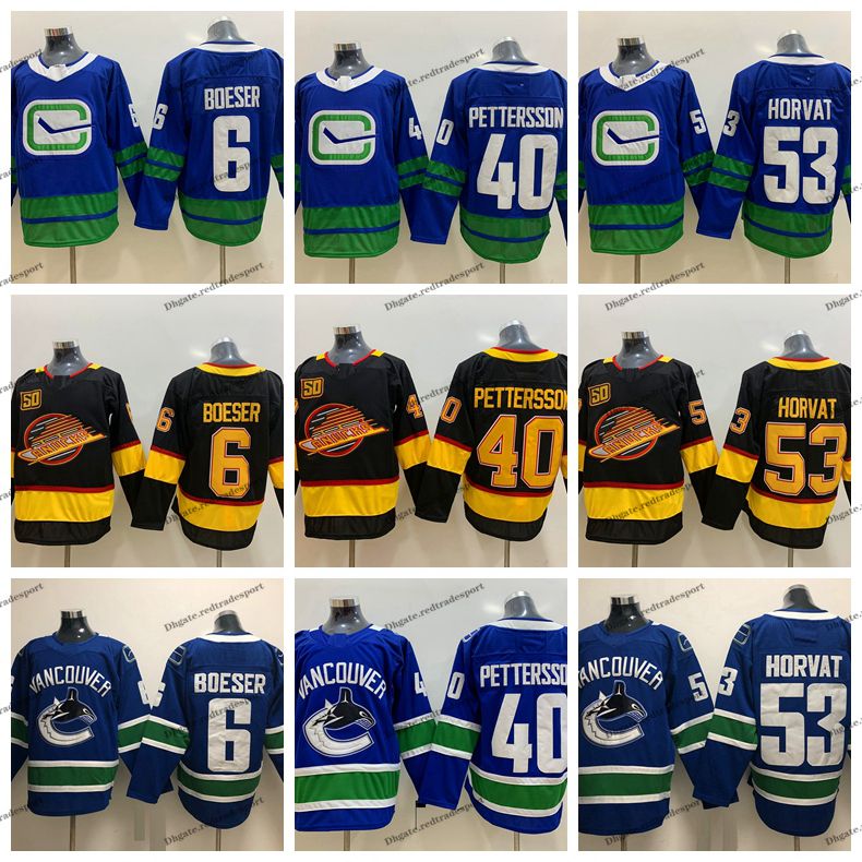elias pettersson black jersey