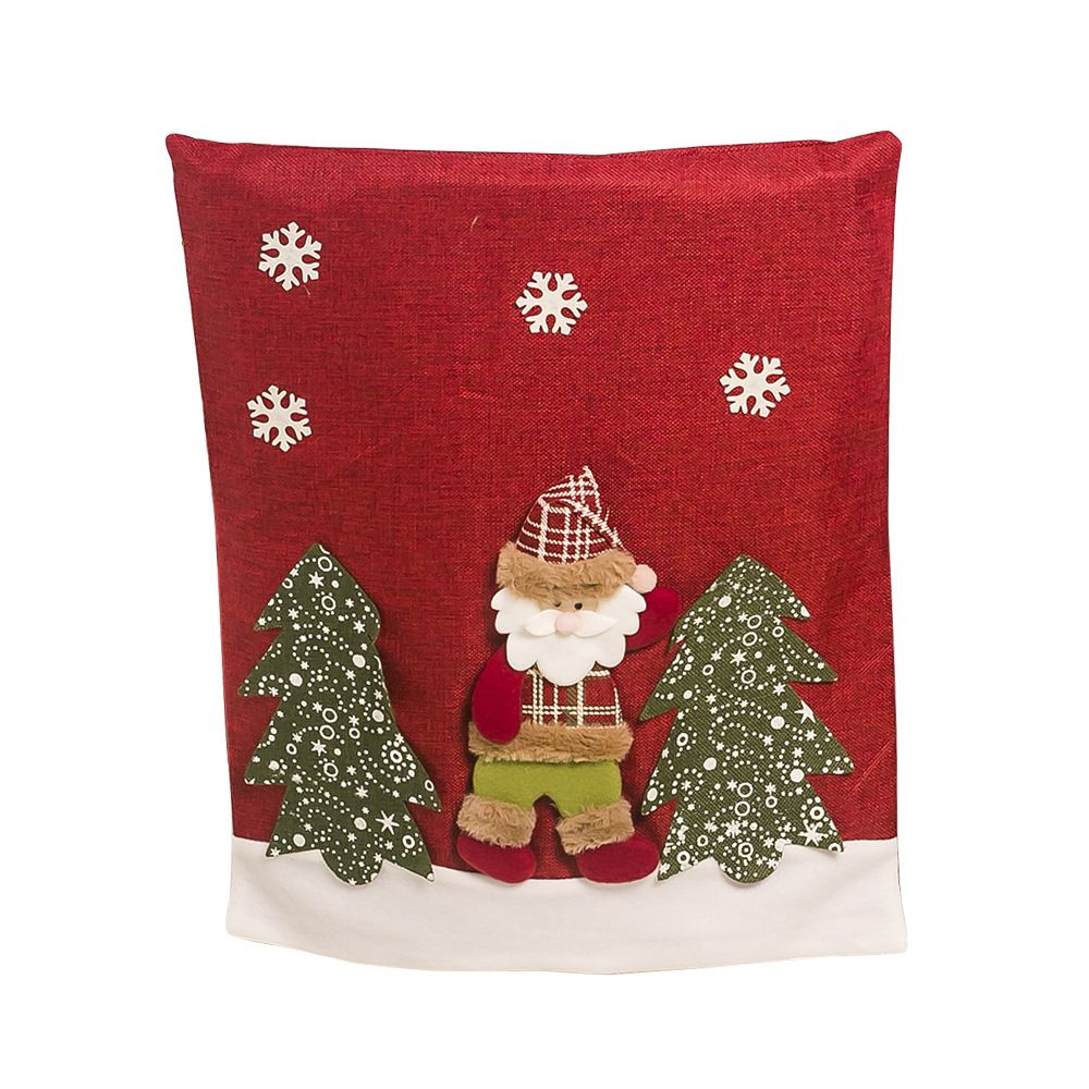 100pcs Christmas Chair Cover Santa Hat Xmas Party Dinner Seat Covers Decorations