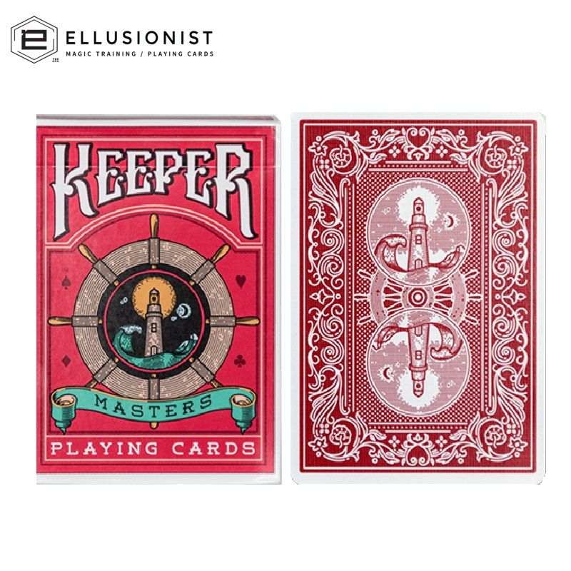 12 DECKS ELLUSIONIST KEEPER MASTERS SPIELKARTEN BICYCLE ZAUBER TRICKS BOX CASE 