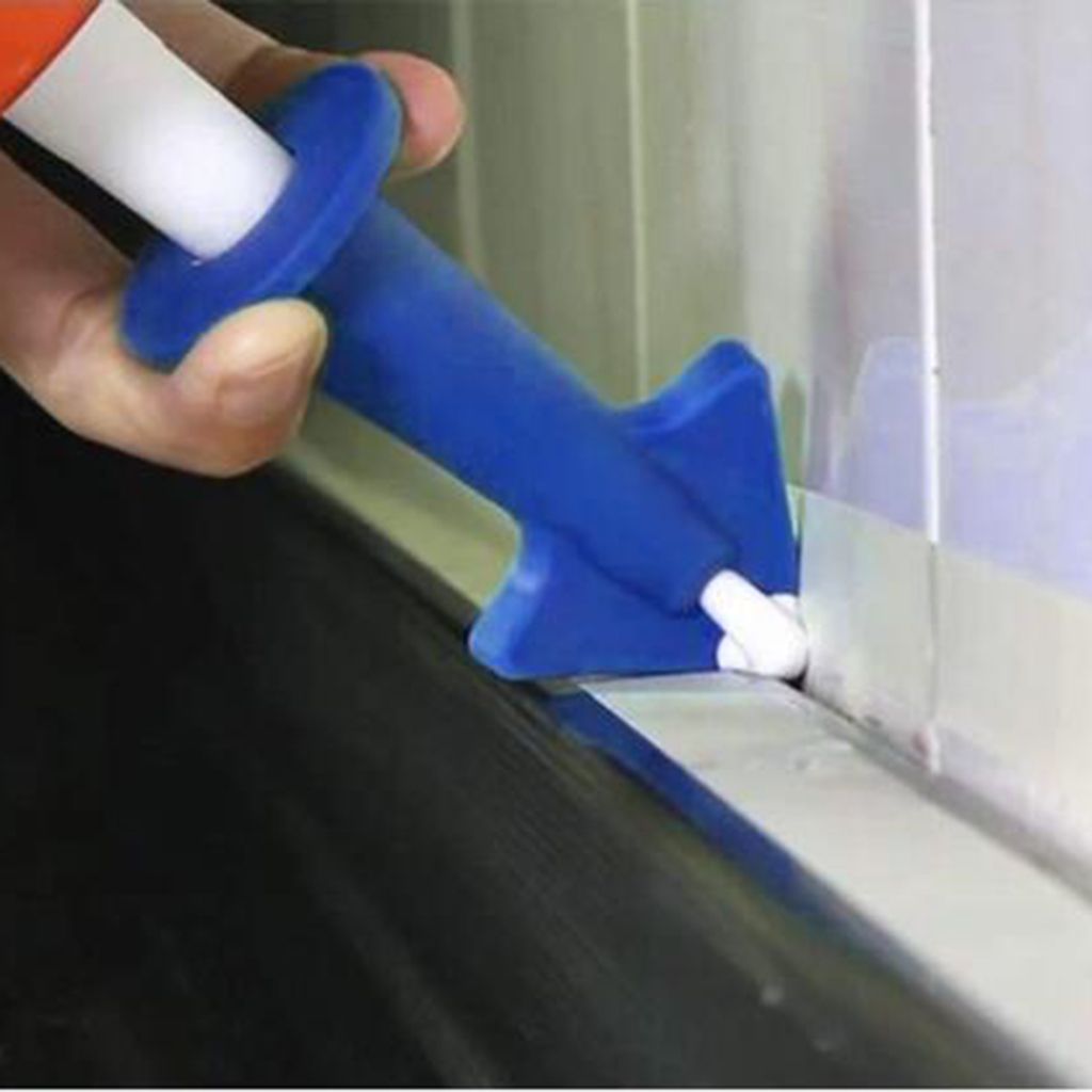 UK Silicone Caulking Finisher Tool Nozzle Spatulas Filler Spreader Tool Set HOT~ 