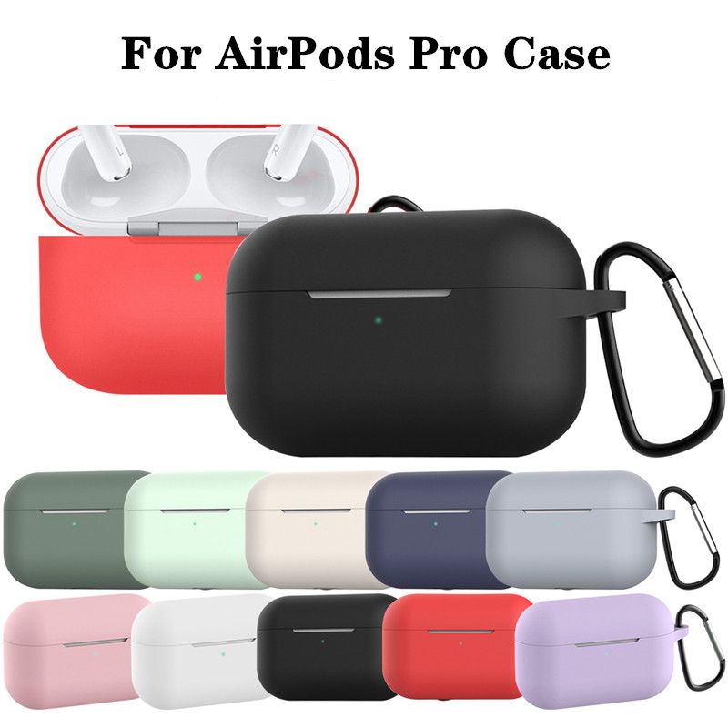 2020 Silicone Case For AirPods Pro Case Anti Fall Waterproof Protective