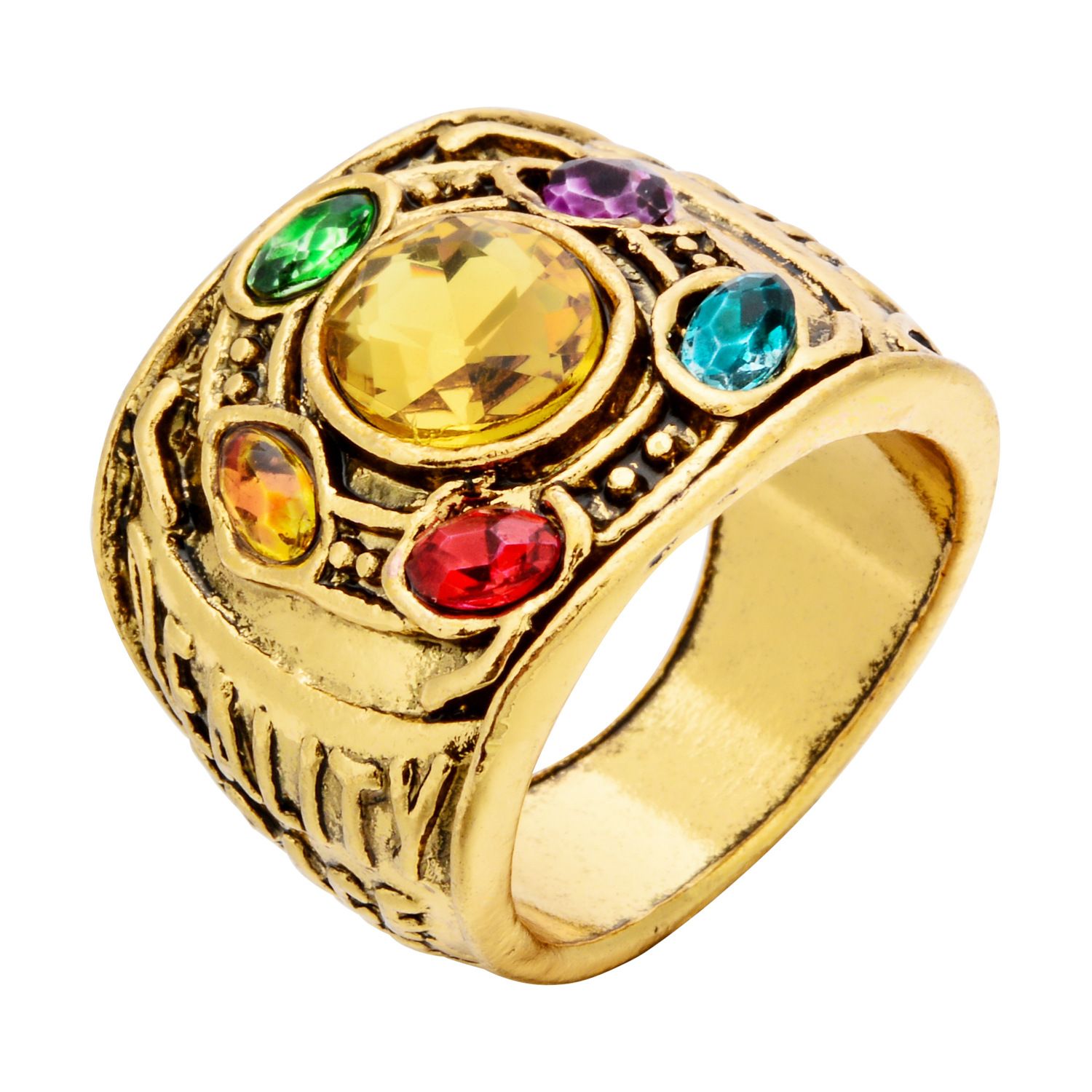 Anillos De Joyería Para Hombre Marvel Avengers 4 Thanos Anillos De Lujo Hombres Gauntlet Bague Homme Anillos Mujer Mujer Cristal Joyas Color Oro Anillo De 1,89 € | DHgate